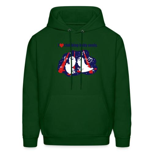 I Love Clubbing Seals - Men's Hoodie