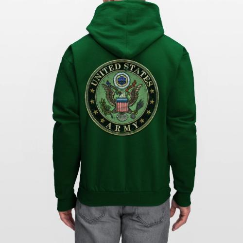 Worn US Army Seal - Men's Hoodie