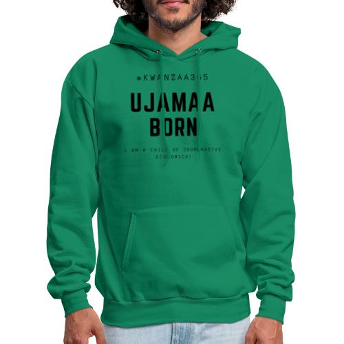 ujamaa born shirt - Men's Hoodie