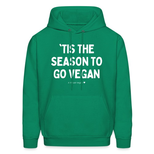 Tis The Season To Go Vegan - Men's Hoodie