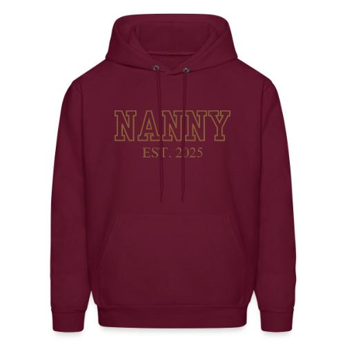 Nanny Est. 2025 (Brown Font) - Men's Hoodie