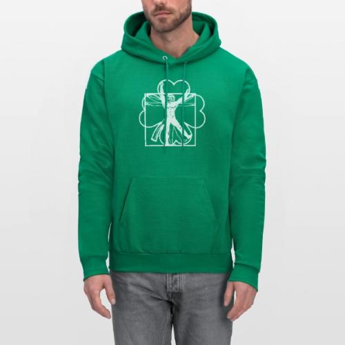 KPT LOGO shamrock GRAY - Men's Hoodie