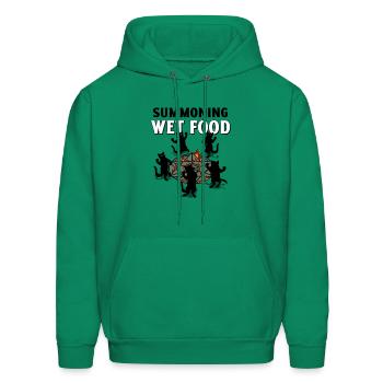 Summoning wet food - Men's Hoodie - kelly green - Front - Elias (183cm)