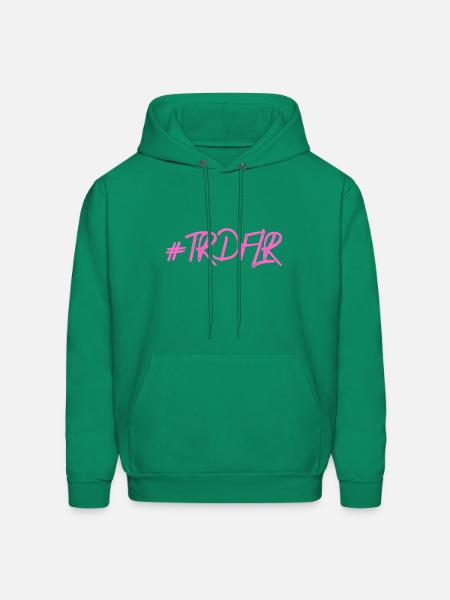 TRDFLR Pink - Men's Hoodie - kelly green