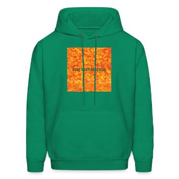 Heat Mapping Design - Men's Hoodie - kelly green - Front - Elias (183cm)