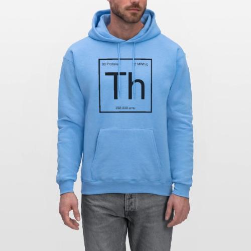 Thorium. Double-sided design. Black text. - Men's Hoodie