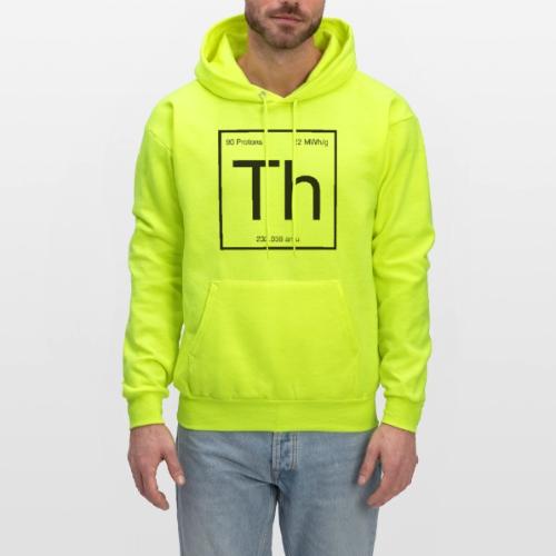 Thorium. Double-sided design. Black text. - Men's Hoodie