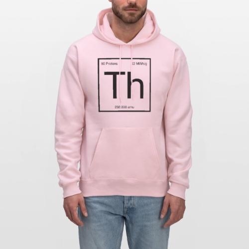 Thorium. Double-sided design. Black text. - Men's Hoodie