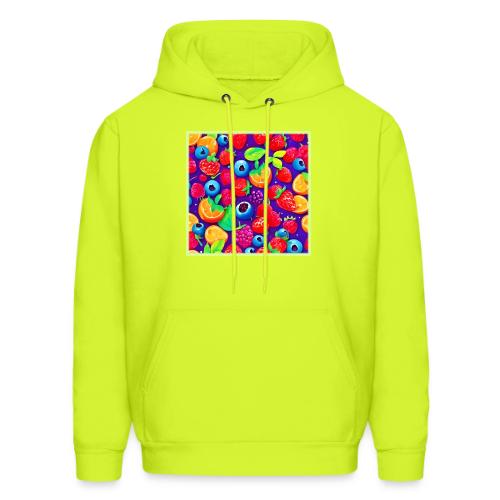 Citrus & Berries Burst - Men's Hoodie