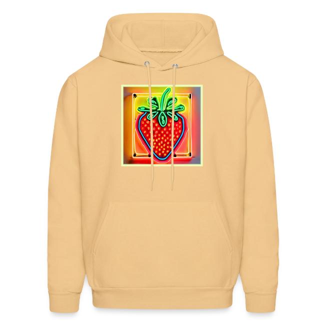 Colorful Strawberry Neon Glow