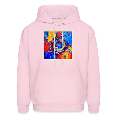 Vibrant Berry Vortex - Men's Hoodie