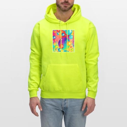 Colorful Sphere Abstract Art - Men's Hoodie