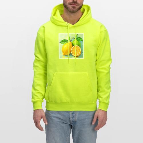 Zesty Citrus Burst of Sunshine Design - Men's Hoodie