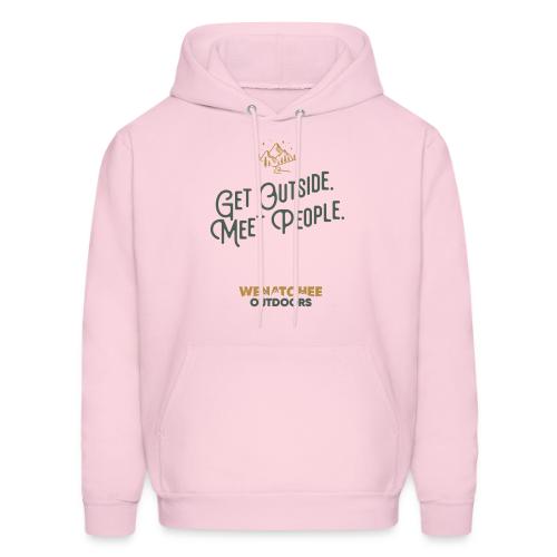 Get Outside. Meet People. Two Tone. - Men's Hoodie