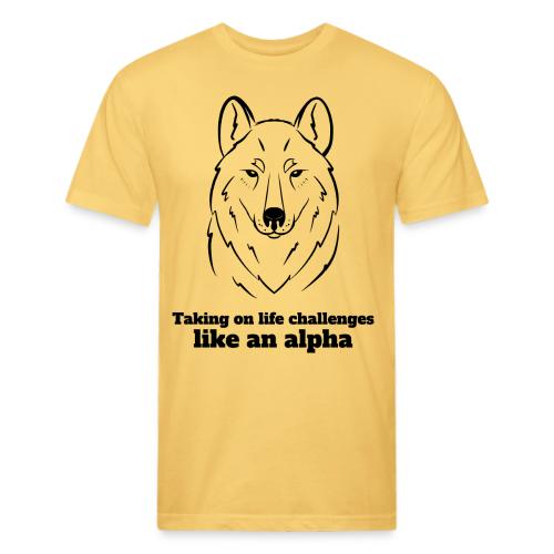 Taking On Life Challenges Like An Alpha - Unisex Poly/Cotton T-Shirt