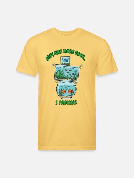 Just One More Tank - Unisex Poly/Cotton T-Shirt - pastel yellow
