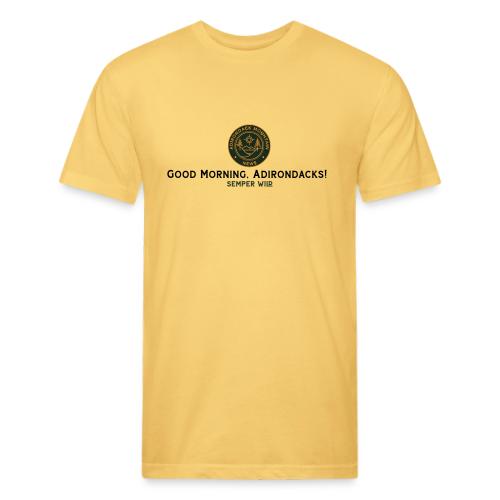 Adirondack Mountain News Good Morning Dark - Unisex Poly/Cotton T-Shirt