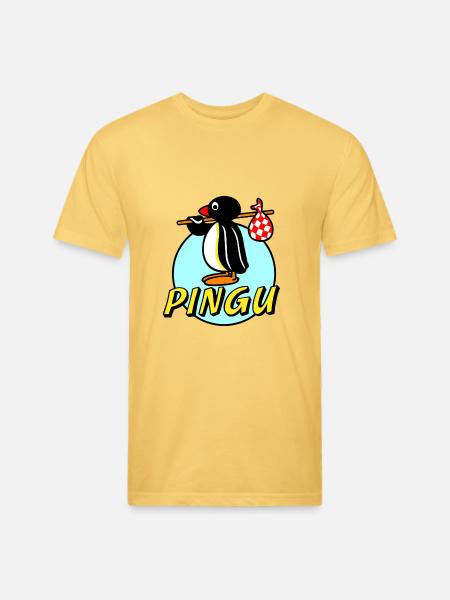 PINGU - Unisex Poly/Cotton T-Shirt - pastel yellow