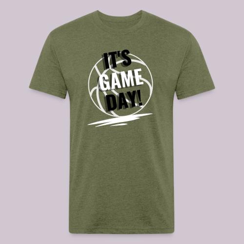 It's Game Day Basketball - Men’s Fitted Poly/Cotton T-Shirt