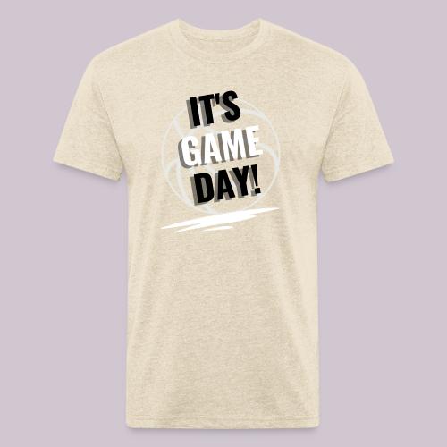 It's Game Day Basketball - Men’s Fitted Poly/Cotton T-Shirt