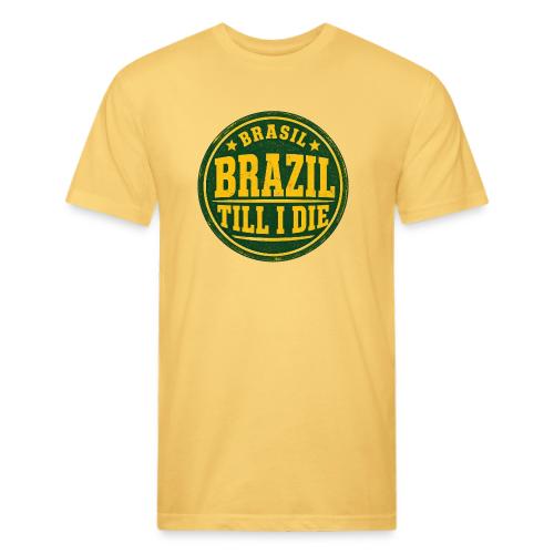 Brazil Till I Die — Vintage Soccer Fan Shirt Tee - Unisex Poly/Cotton T-Shirt