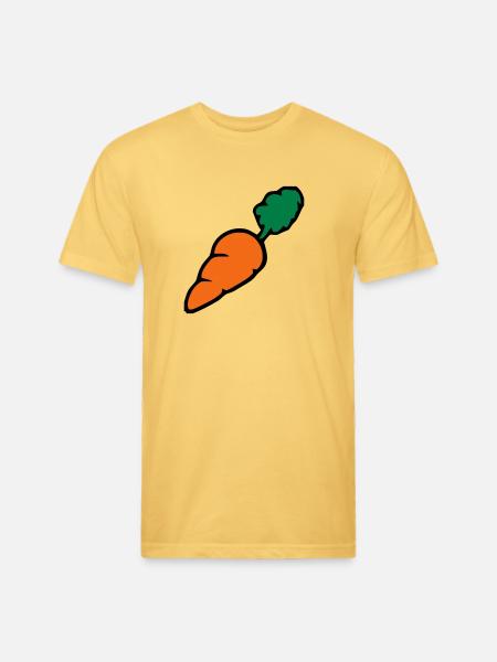 Carrot - Whats up Doc? - Unisex Poly/Cotton T-Shirt - pastel yellow