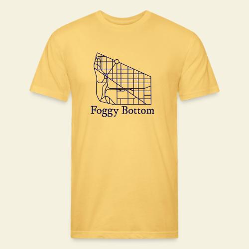 Foggy Bottom Map - Unisex Poly/Cotton T-Shirt