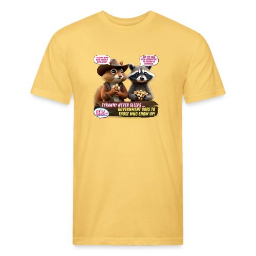 Freedom Squirrel and Raccoon - Unisex Poly/Cotton T-Shirt