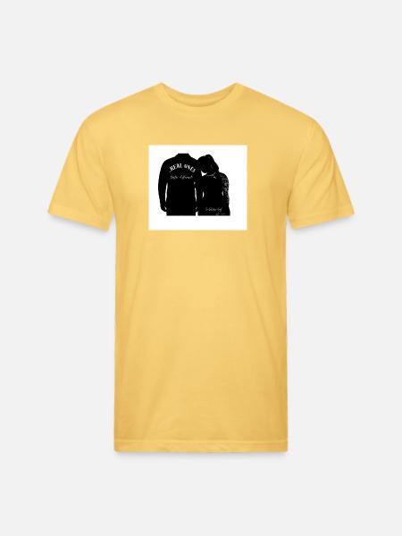 page 1 - Unisex Poly/Cotton T-Shirt - pastel yellow
