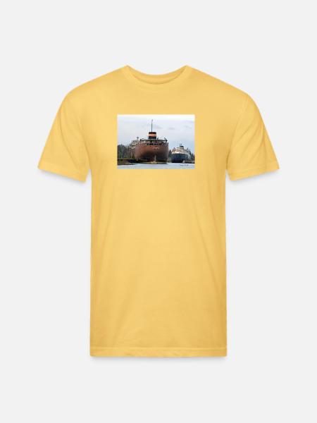 Sherwin and Arthur - Unisex Poly/Cotton T-Shirt - pastel yellow