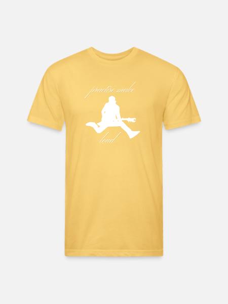 Practise_Make_Loud_-1- - Unisex Poly/Cotton T-Shirt - pastel yellow