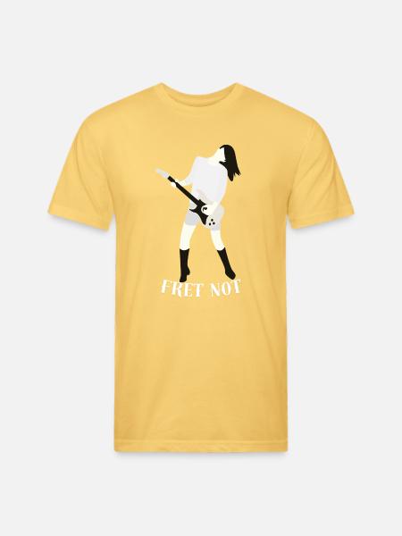 Fret_Not - Unisex Poly/Cotton T-Shirt - pastel yellow