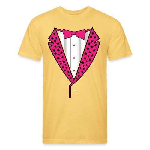 PINK STAR TUXEDO - Unisex Poly/Cotton T-Shirt