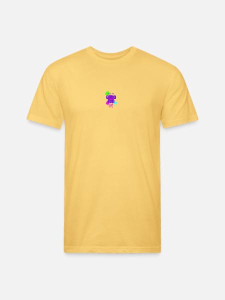 All In Good Fun Neon Splash - Unisex Poly/Cotton T-Shirt - pastel yellow