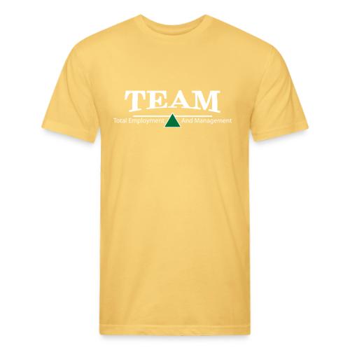 Double Print - Men’s Fitted Poly/Cotton T-Shirt