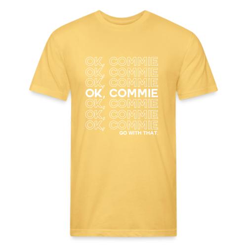 OK, COMMIE (White Lettering) - Unisex Poly/Cotton T-Shirt