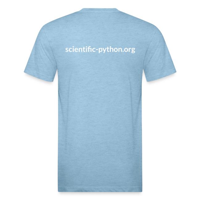 scientific python white logo