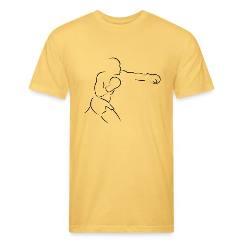 FIF Men Silhouette Fighter Design - Unisex Poly/Cotton T-Shirt