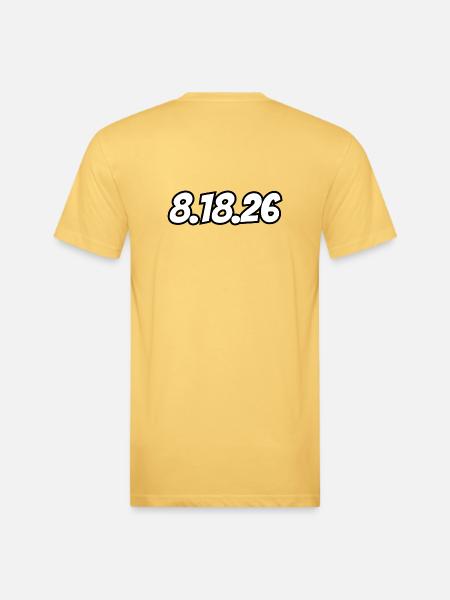 25K on 8.18.26 - Unisex Poly/Cotton T-Shirt - pastel yellow
