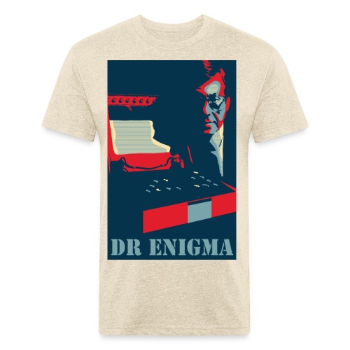 Dr Enigma+Enigma Machine - Fitted Cotton/Poly T-Shirt by Next Level