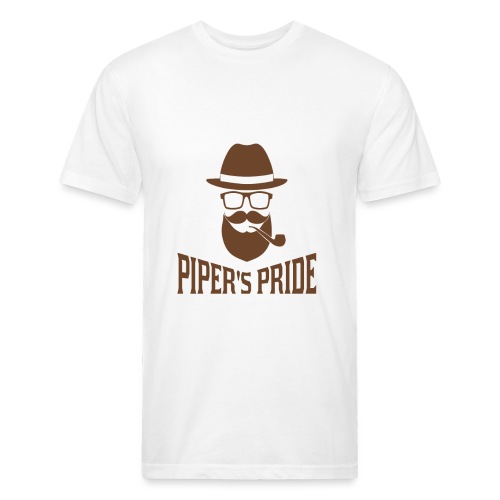 Piper's Pride Hat Guy - Fitted Cotton/Poly T-Shirt by Next Level