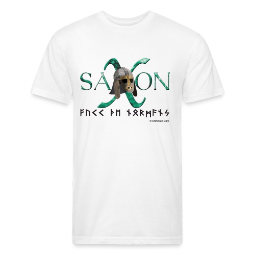 Saxon Pride - Fitted Cotton/Poly T-Shirt by Next Level