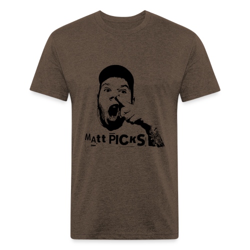 Matt Picks Shirt - Fitted Cotton/Poly T-Shirt by Next Level