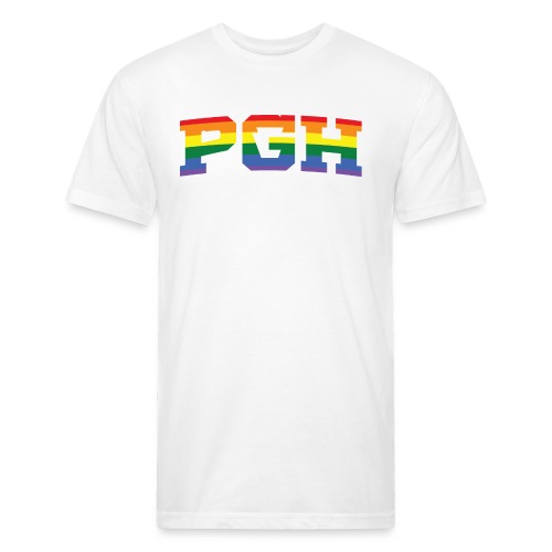 pgh_pride - Fitted Cotton/Poly T-Shirt by Next Level
