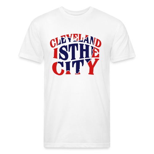 Cleveland The City T-Shirts - Fitted Cotton/Poly T-Shirt by Next Level
