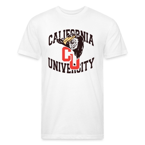California University Merch - Fitted Cotton/Poly T-Shirt by Next Level