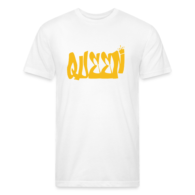 "Queen" - Royal Yellow Piece - 2020 - Fitted Cotton/Poly T-Shirt by Next Level