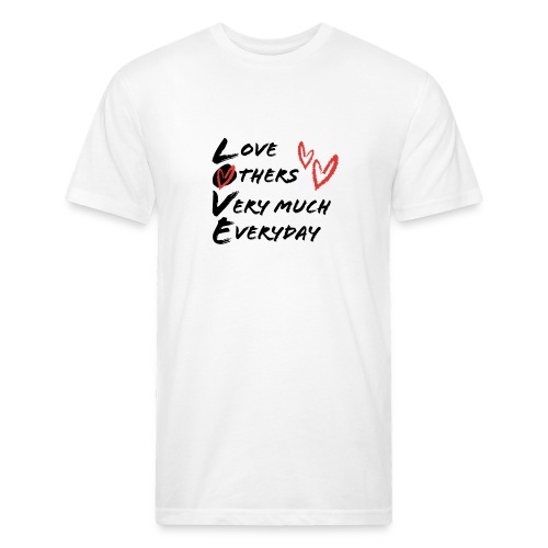 L.O.V.E Show Original Genuine Merchandise - Fitted Cotton/Poly T-Shirt by Next Level