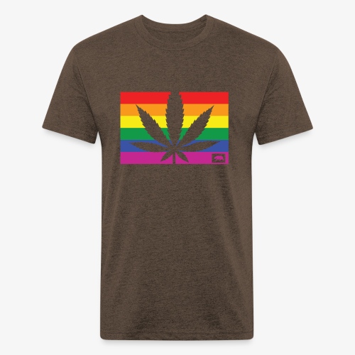 California Pride - Fitted Cotton/Poly T-Shirt by Next Level