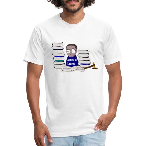 Almost a Lawyer Man African american - Fitted Cotton/Poly T-Shirt by Next Level